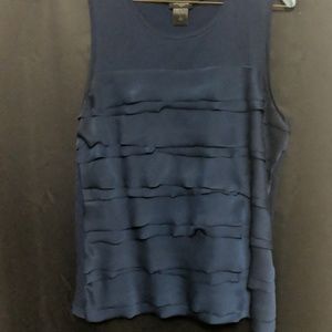 Ann Taylor layered tank Sz L